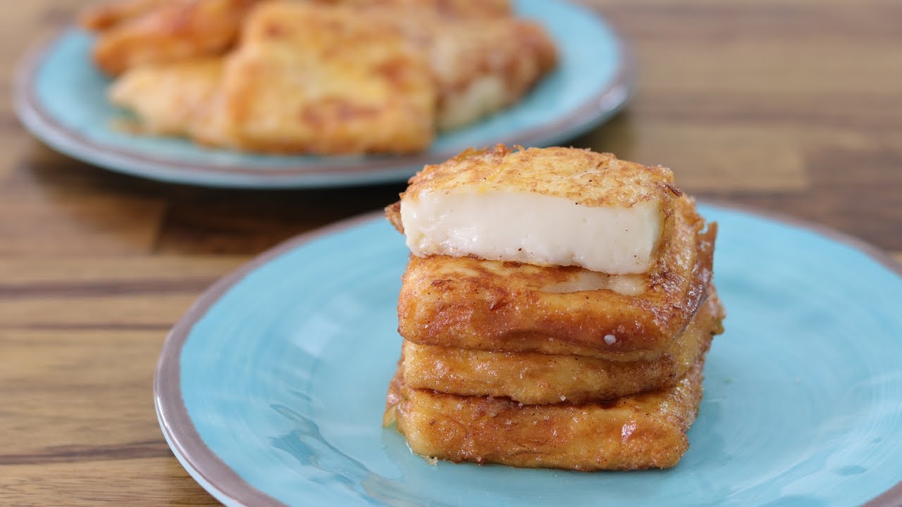 Helppo kotitekoinen jälkiruoka: resepti paistetulle horchatalle ja jogurttijäätelölle.