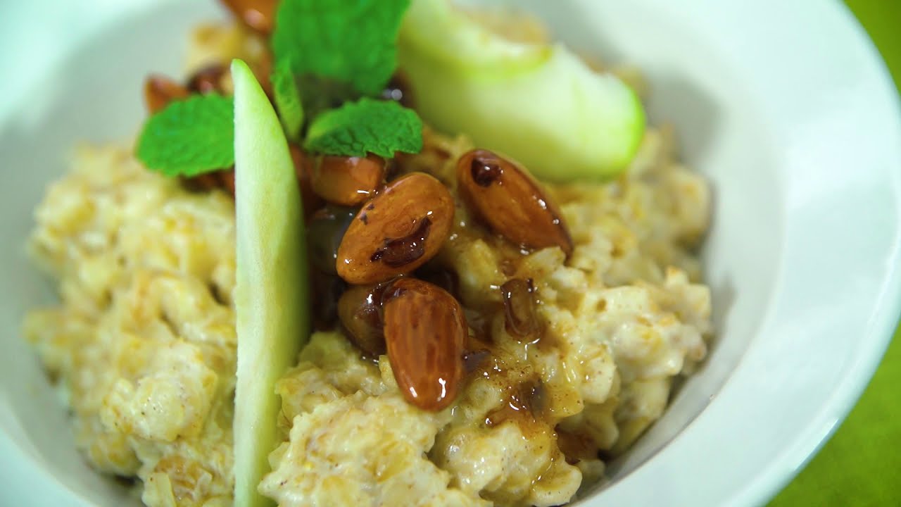 Vihreän omenan, kaurapuuron ja inkiväärin atole: terveellinen vaihtoehto tamaleille Kynttilöiden päivänä.