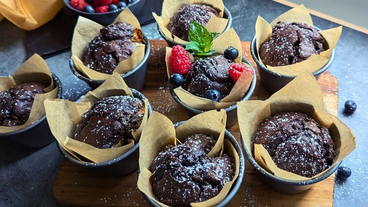 Näin valmistetaan kotitekoisia muffineja Suomessa.