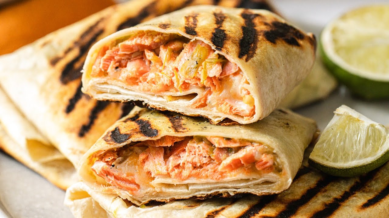 Rapea kuori ulkopuolella, pehmeä sisus. Täydellinen burrito.