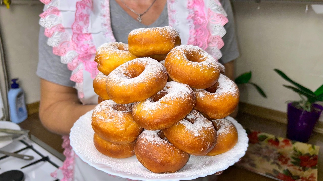 Minun paistetut donitsit ovat kolme kertaa kevyempiä kuin tavalliset. Opin tämän ovelan tempun äidiltäni.