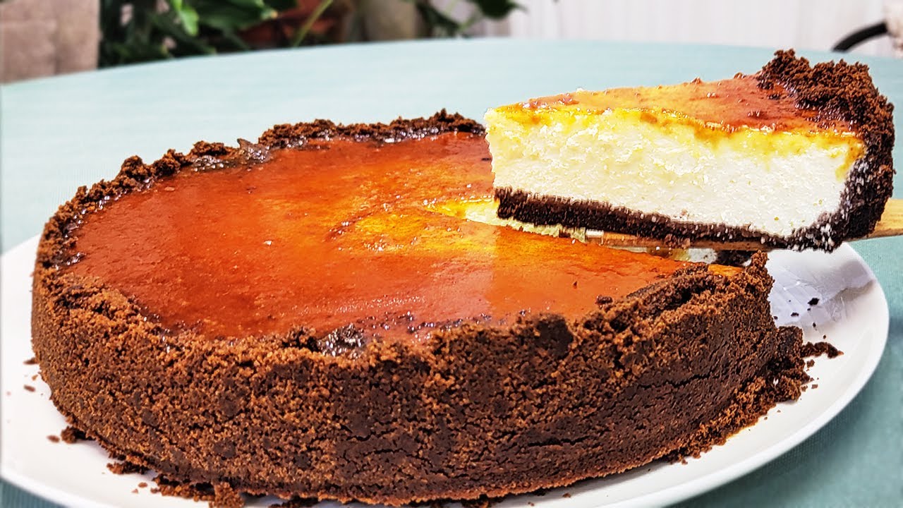 La Viña -juustokakku: makea ja kermainen resepti, jossa on vain viisi ainesosaa.