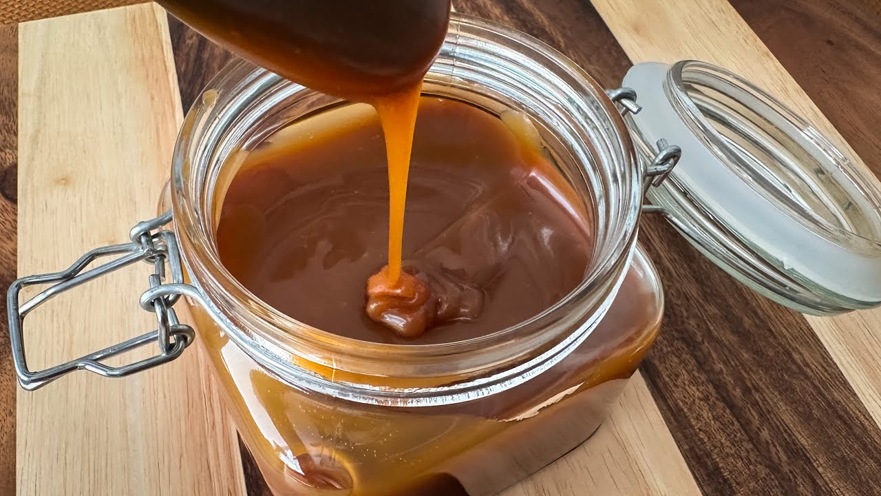 Nopea ja helppo kotitekoinen karamelli, joka ei jähmety.